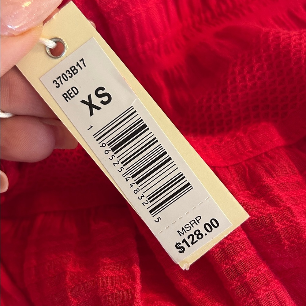 NWT Max Studio Vibrant Red Maxi Skirt - Picture 4 of 5
